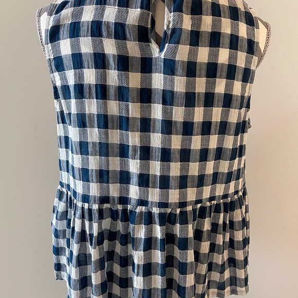 CURRENT/ELLIOT Gingham Peplum Tank - Picture 3 of 6